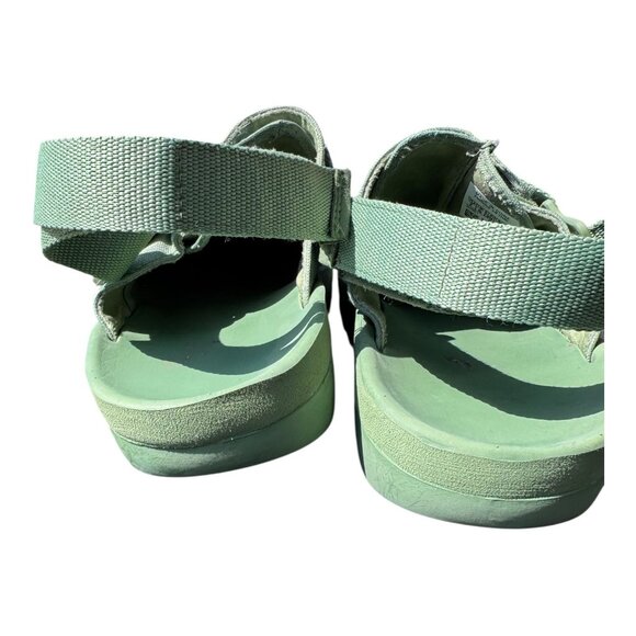 Reebok Beatnik Ashen Green Cordura Canvas Sandals Mens Size 7 Urban Outfitters - Picture 4 of 8